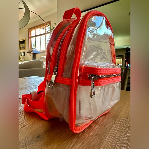 Forever 21 Handbags - Forever 21 Transparent Mini Backpack